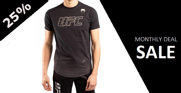 UFC Venum - Authentic Fight Week 2 Men's T-shirt / Schwarz