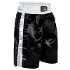 FIGHT-FIT - Box Shorts Long / Schwarz-Weiss