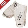 FIGHT-FIT - Fightshorts MMA Shorts / Brazilian / Weiss