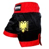 FIGHTERS - Muay Thai Shorts / Albania / Black