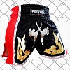 FIGHTERS - Thaibox Shorts / Elite Fighters / Schwarz-Rot