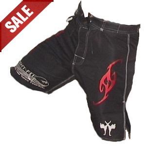 FIGHT-FIT - Pantaloncini da MMA / Brazilian / Nero / Small