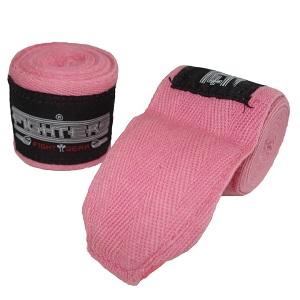 FIGHTERS - Bandages de Boxe / 450 cm / élastiques / Rose