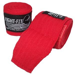 FIGHTERS - Boxbandagen / 450 cm / Elastisch / Rot