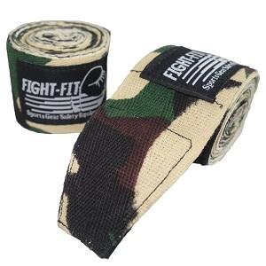 FIGHTERS - Boxbandagen / 300 cm / Unelastisch / Camo Braun-Grün