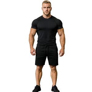 FIGHTERS - Fitness Shorts / Giant / Schwarz / Small