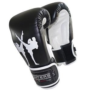 FIGHTERS - Boxing Gloves / Giant / Black / 8 oz