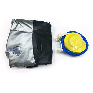 FIGHTERS - Inflatable punching bag with pump / Junior / Target / 160 cm