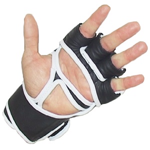 FIGHTERS - MMA Handschuhe / Elite / Schwarz / Large