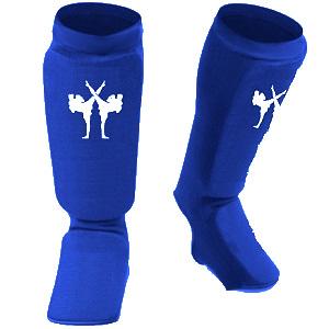 FIGHTERS - Shin guard / Combat / Blue / Large