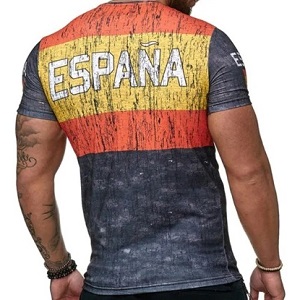 FIGHTERS - T-Shirt / España / Rojo-Amarillo-Negro / XL