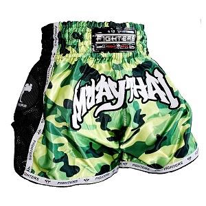FIGHTERS - Pantalones Muay Thai / Elite Camuflaje / Medium