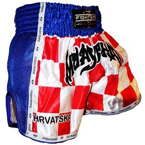FIGHTERS - Shorts de Muay Thai / Croatie-Hrvatska / Elite / XXL
