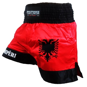 FIGHTERS - Muay Thai Shorts / Albania-Shqipëri / XS