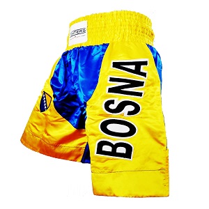 FIGHT-FIT - Short de Boxe Longue / Bosnie-Bosna / XL