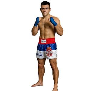 FIGHTERS - Muay Thai Shorts / Serbien-Srbija / Gbr / XS