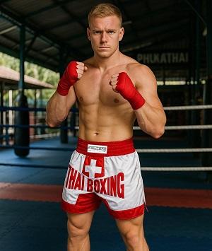 FIGHTERS - Muay Thai Shorts / Schweiz / Medium