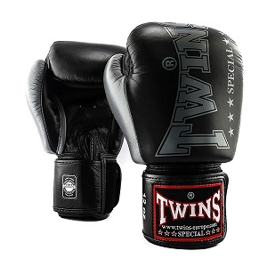 Twins - Guantes Boxeo / BGVL-8 / Negro / 12 oz