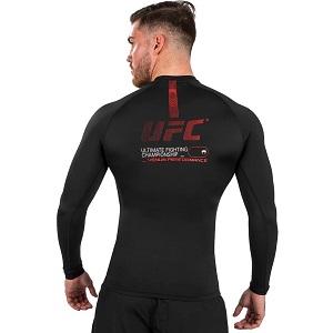 UFC Adrenaline by Venum Authentic Fight Night Rashguard / Langarm / Schwarz / Medium