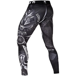 Venum - Pantalon de Compresión / Gladiator 3.0 / Negro-Blanco / XL