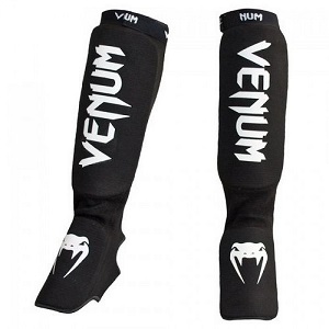 Venum - Instep Protection / Kontact / Black-White / One Size