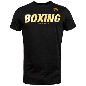 Venum - T-Shirt / Boxing VT / Black-Gold / Large