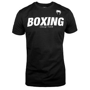 Venum - Camiseta / Boxing  VT / Negro-Blanco / XL