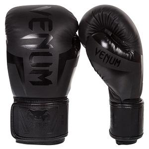 Venum - Boxing Gloves / Elite / Black-Matte / 14 oz