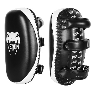 Venum - Paos Thai / Light Kick Pad / Noir-Blanc / Paires