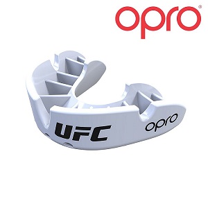 UFC - Protège-dents / OPRO / Blanc-Bronze / Junior (jusqu'a 10 ans)